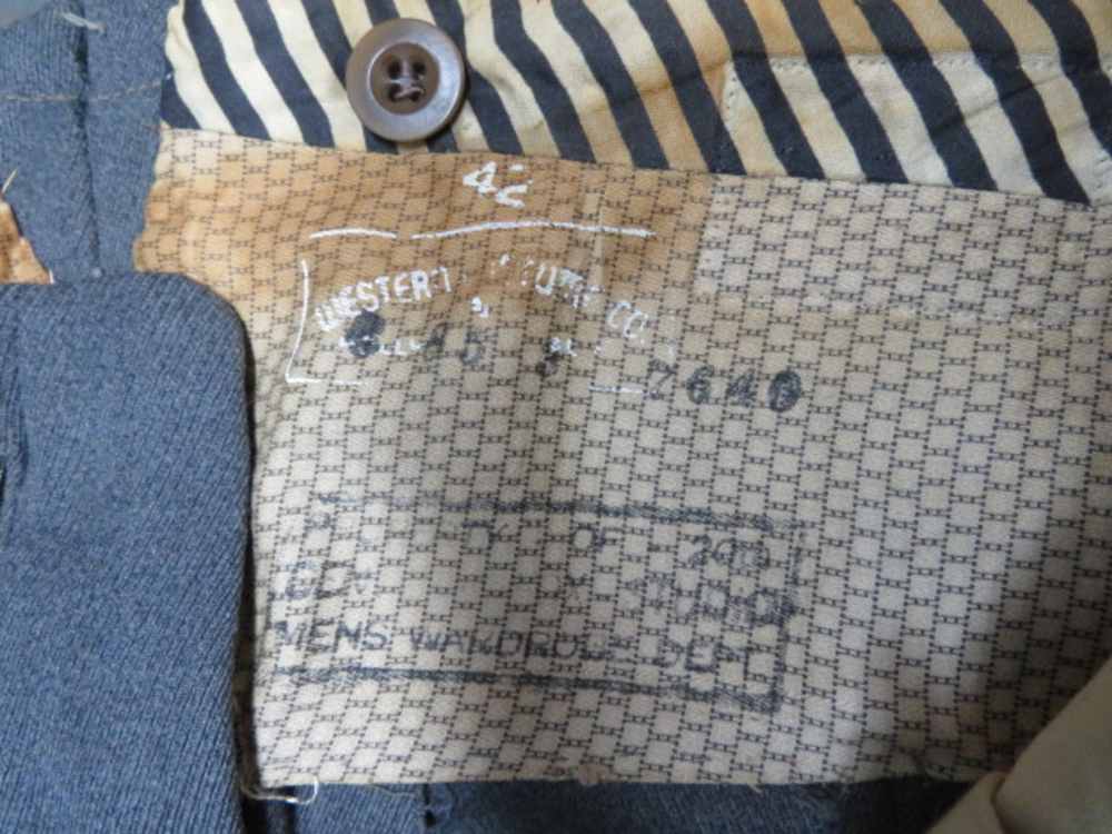 SET-WWII GERMAN KRIEGSMARINE NAVY LEATHER OVERCOAT & BREECHES-img-15