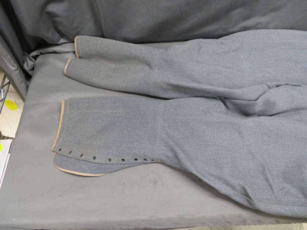 SET-WWII GERMAN KRIEGSMARINE NAVY LEATHER OVERCOAT & BREECHES-img-21