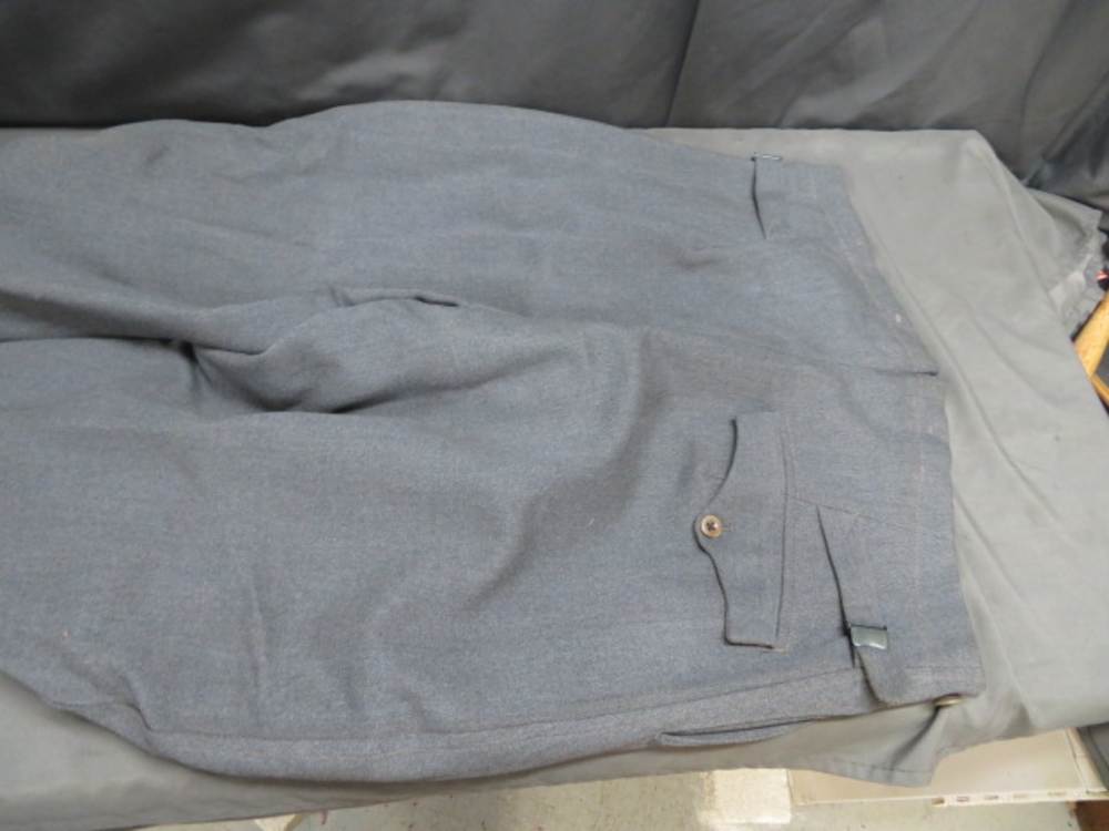 SET-WWII GERMAN KRIEGSMARINE NAVY LEATHER OVERCOAT & BREECHES-img-22