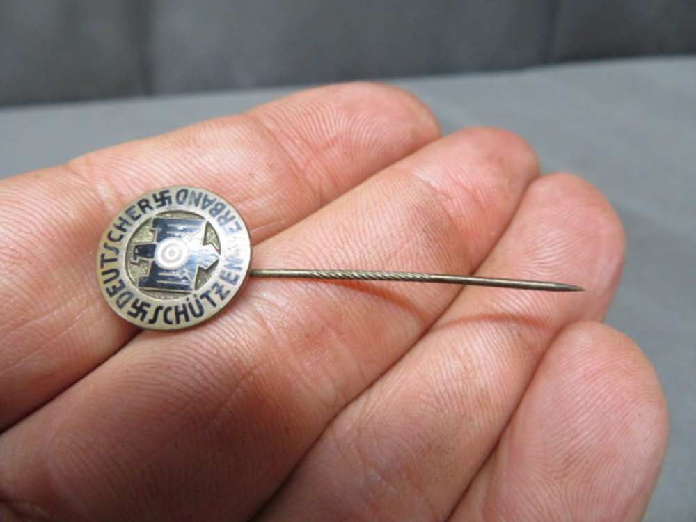 WWII GERMAN DEUTSCHER SCHUTZEN-VERBAND SHOOTING ASSOCIATION STICKPIN-img-3