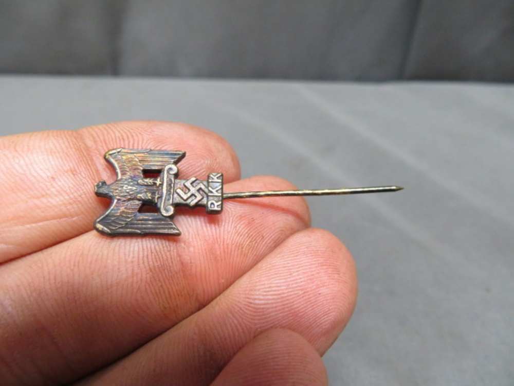 WWII GERMAN RKK REICHS CHAMBER OF CULTURE) STICKPIN-img-3