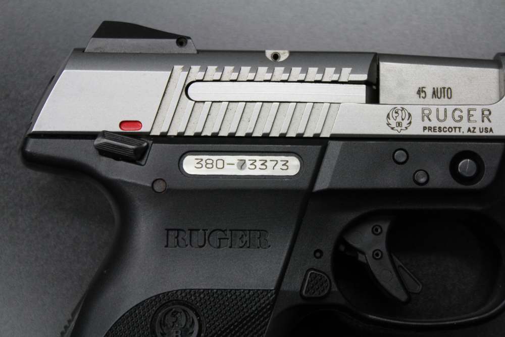 Ruger SR45 5.5” Stainless Two Tone 03801 KSR45 Mfg 2016 w/ Laser & Holster-img-11