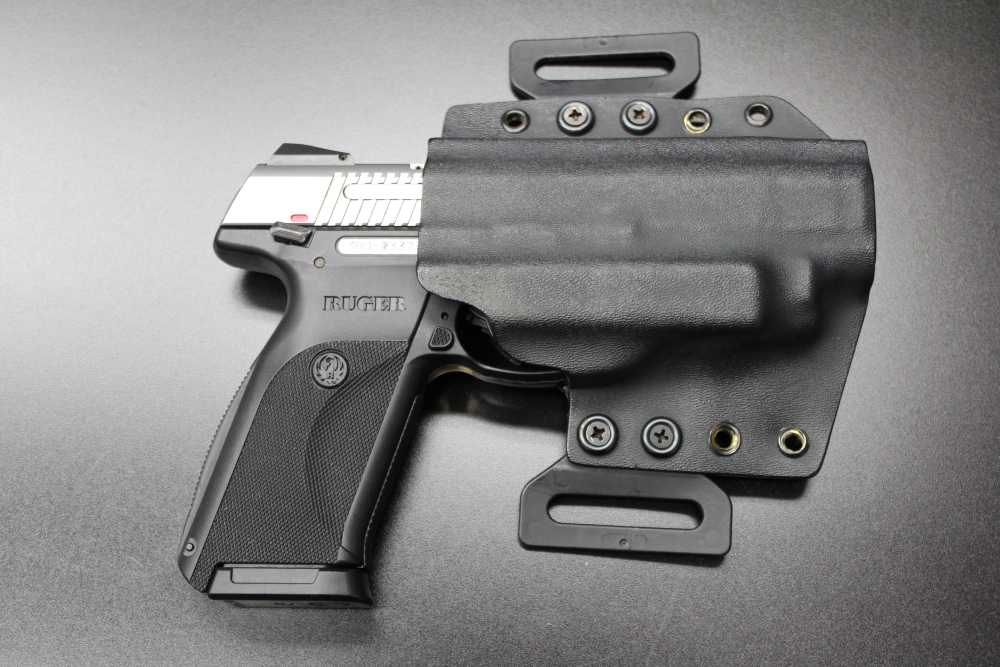 Ruger SR45 5.5” Stainless Two Tone 03801 KSR45 Mfg 2016 w/ Laser & Holster-img-24