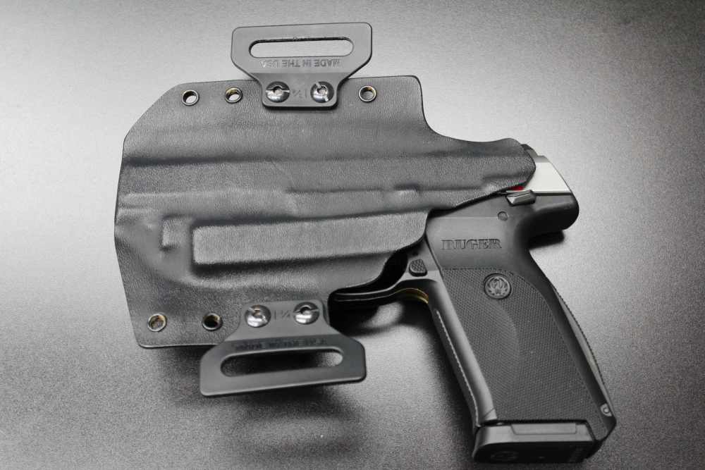 Ruger SR45 5.5” Stainless Two Tone 03801 KSR45 Mfg 2016 w/ Laser & Holster-img-25