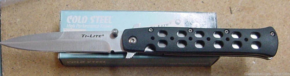 Cold  Steel Ti-Lite Linerlock Knife CS26SP-img-0