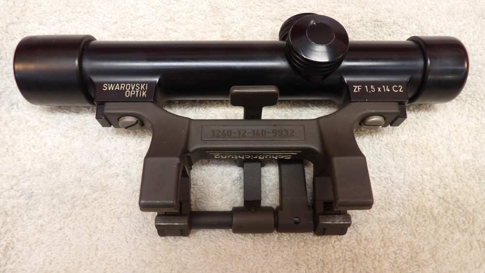 HECKLER & KOCH H&K Swarovski ZF 1.5x14C2 Scope W/ Mount  Military Issued HK-img-0