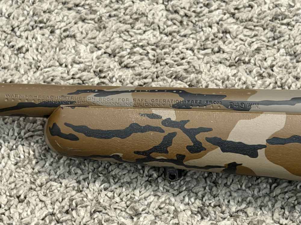 Remington 700 BDL bottomland 243 Win rare camo 22” brl 1993 exc cond.-img-7