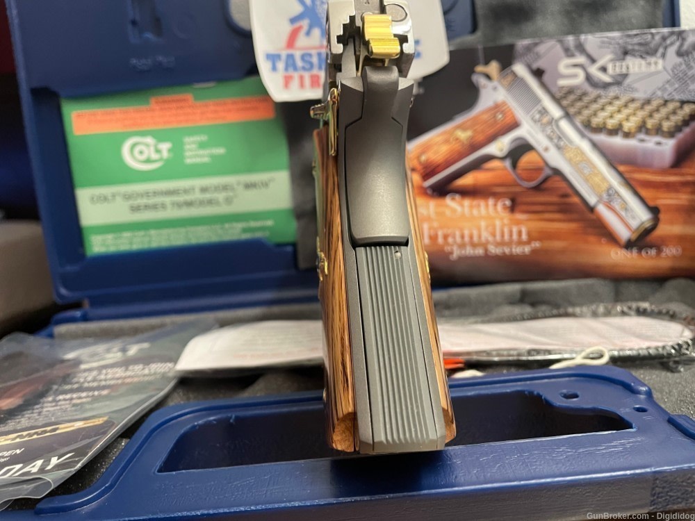 COLT *LOST STATE OF FRANKLIN* - JOHN SEVIER COLT 1911 45acp #195 OF 200-img-5