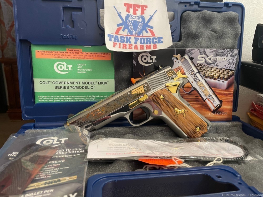COLT *LOST STATE OF FRANKLIN* - JOHN SEVIER COLT 1911 45acp #195 OF 200-img-1