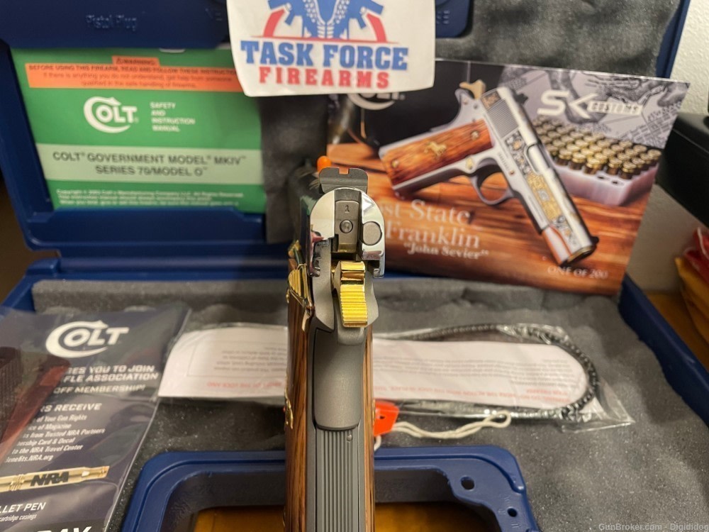 COLT *LOST STATE OF FRANKLIN* - JOHN SEVIER COLT 1911 45acp #195 OF 200-img-7
