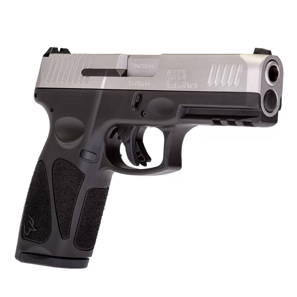 TAURUS G3 9mm 4in 2x 17rd Mags Matte Stainless/Black Pistol (1-G3B949)-img-2