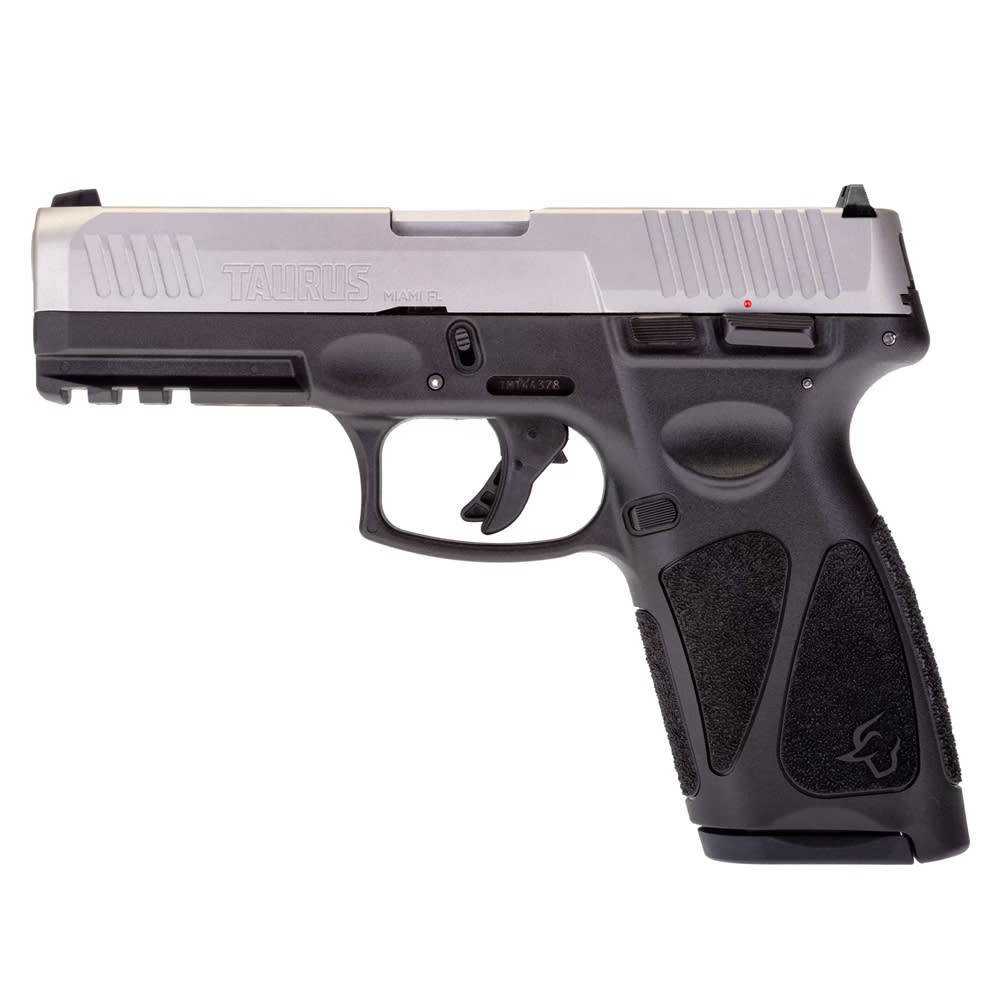 TAURUS G3 9mm 4in 2x 17rd Mags Matte Stainless/Black Pistol (1-G3B949)-img-4