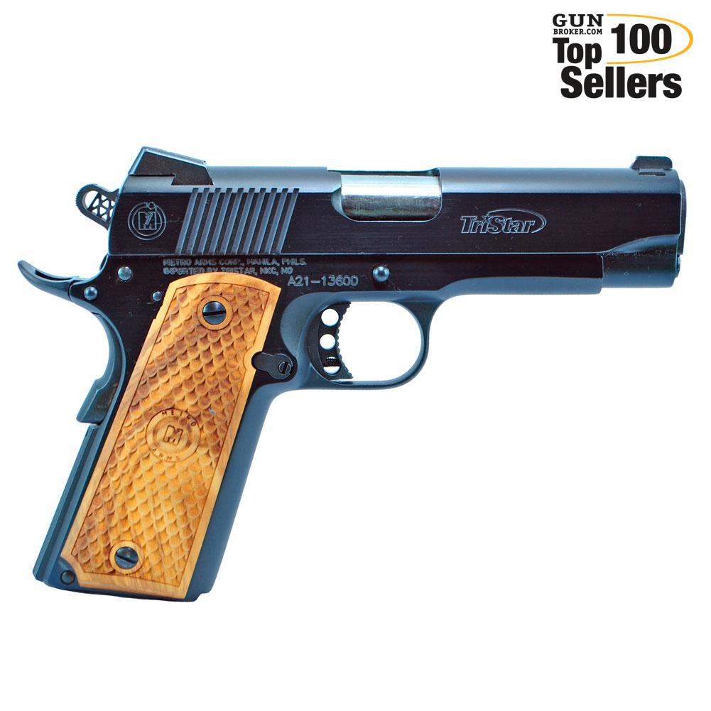 TRISTAR American Classic Commander 1911 Blued 9mm 4.25in 10rd Pistol 85624-img-0