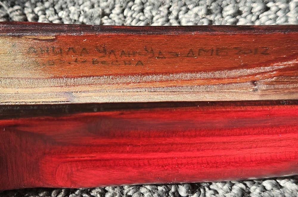 AK-74 Lower Handguard wood RUSSIAN RED Swiss Grater upper 5.45x39-img-7