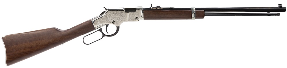 Henry Silver Eagle 22 S/L/Long Rifle 20 16 LR/21 S Nickel Walnut-img-3