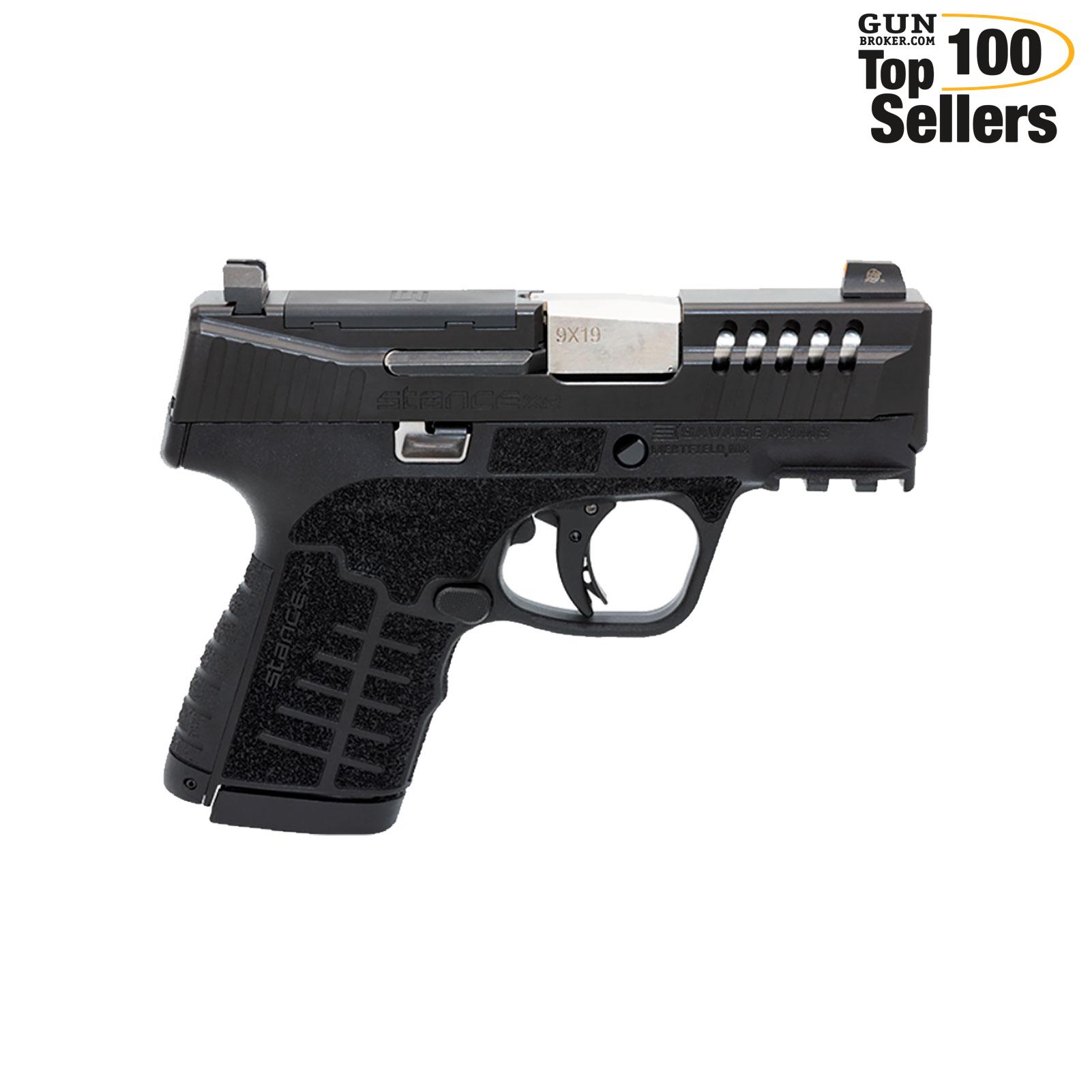 SAVAGE Stance XR MC9 9mm 3.2in 13rd Pistol w/ Night Sights (67063)-img-0