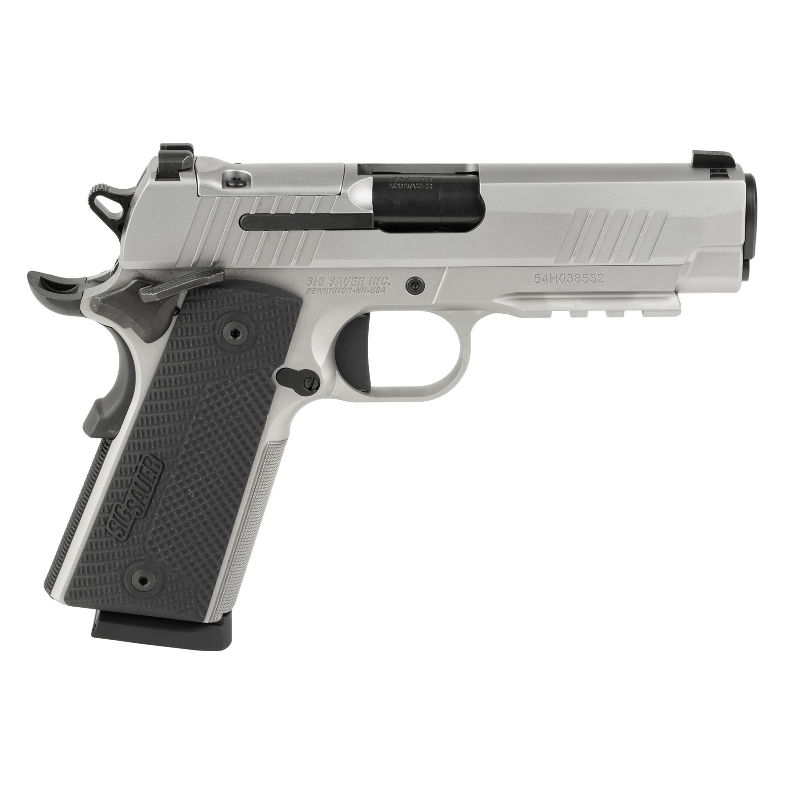 SIG SAUER 1911-XCarry Stainless 45 ACP 4.25in 2x 8rd Mags Semi-Auto Pistol-img-1