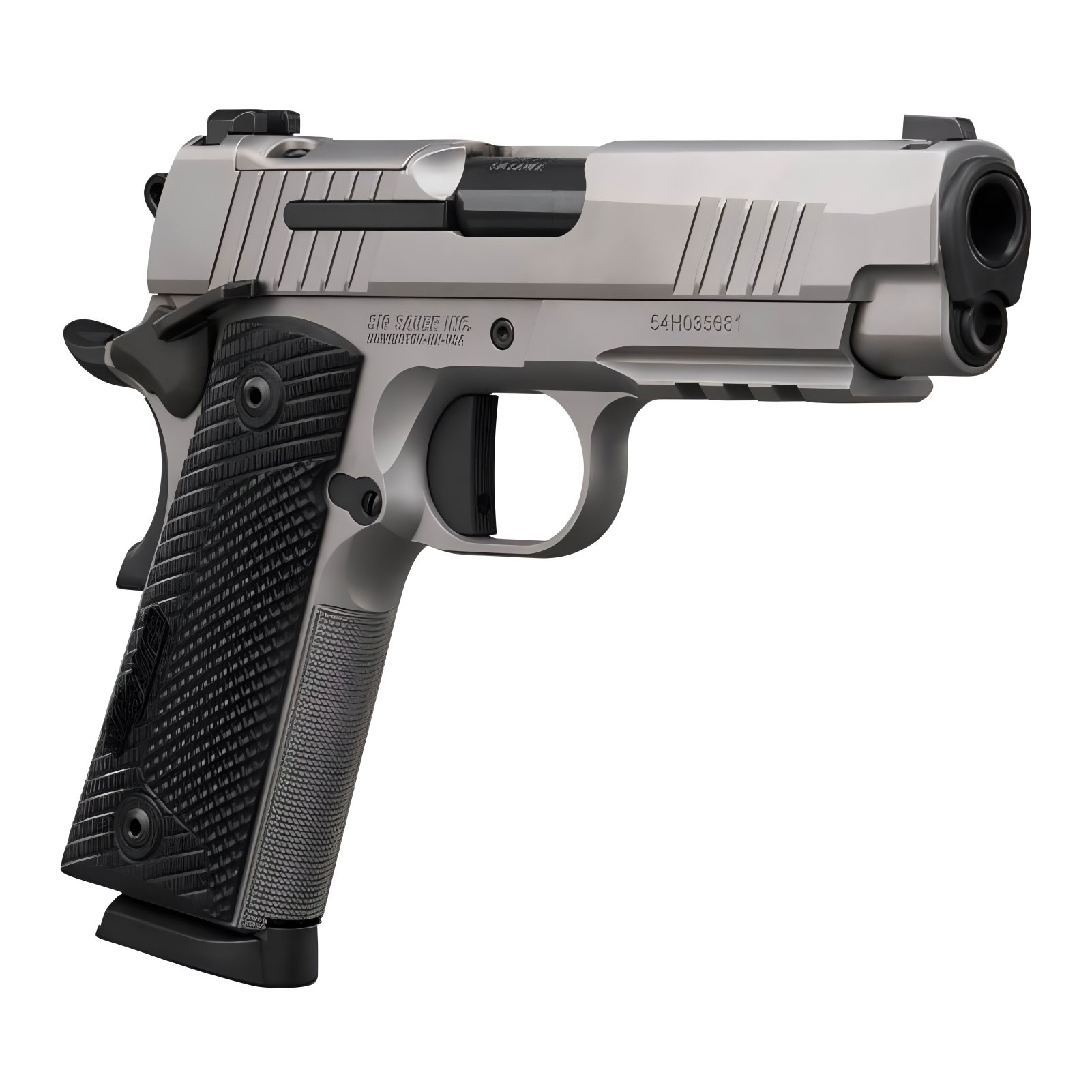 SIG SAUER 1911-XCarry Stainless 45 ACP 4.25in 2x 8rd Mags Semi-Auto Pistol-img-3