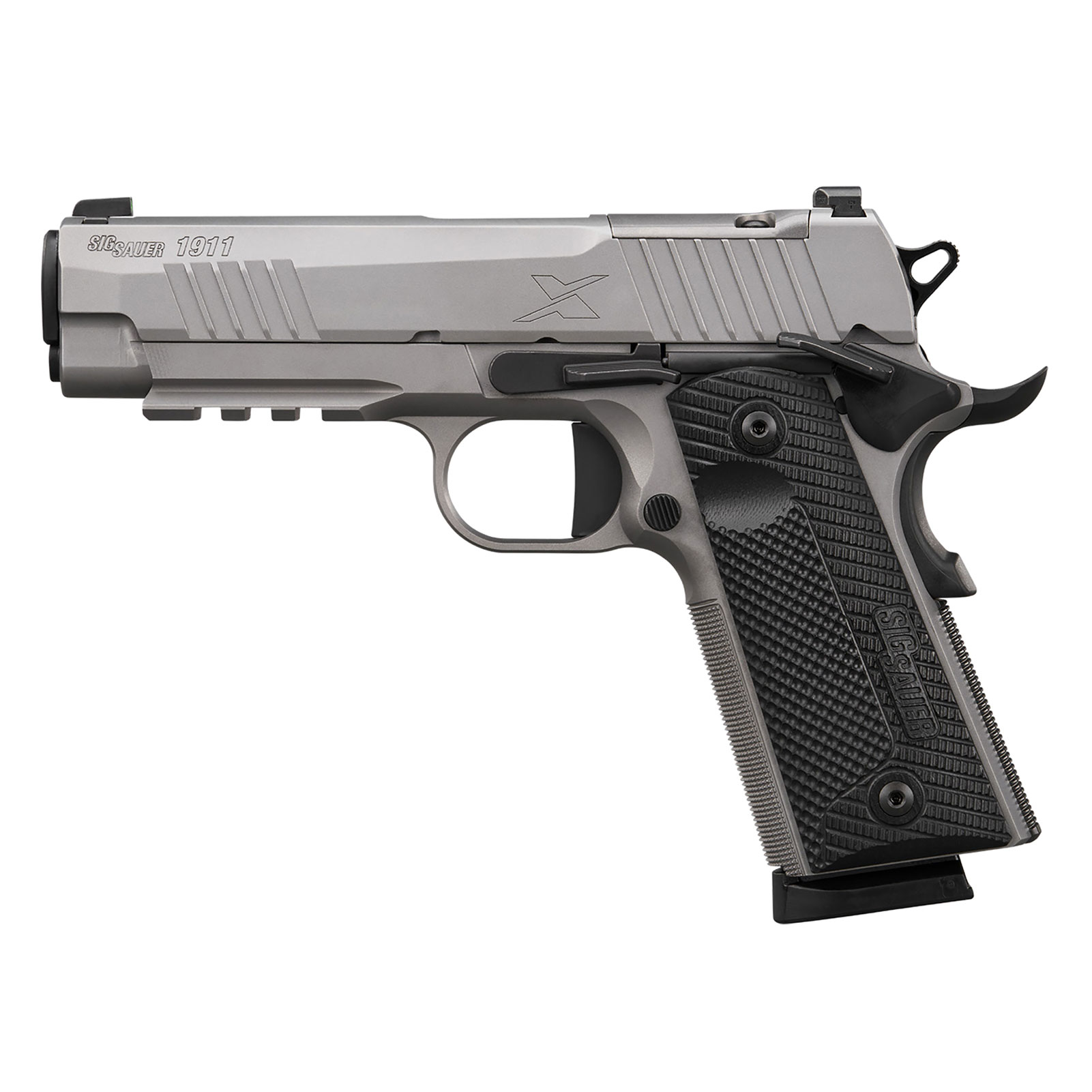 SIG SAUER 1911-XCarry Stainless 45 ACP 4.25in 2x 8rd Mags Semi-Auto Pistol-img-2