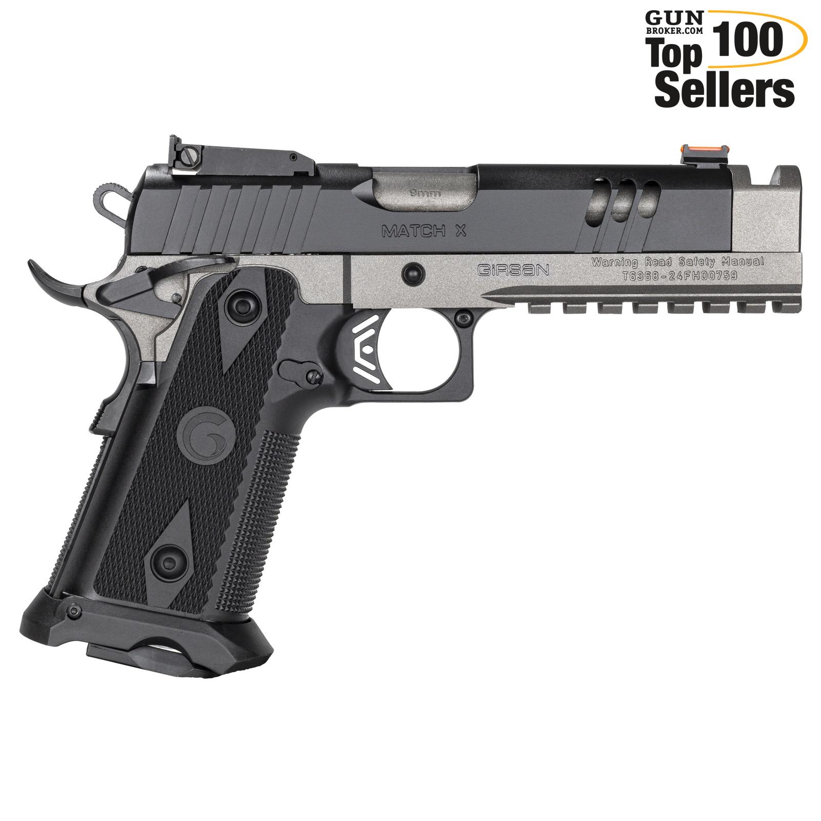 EAA Witness2311 Match X 9mm 5in 17rd/20rd Single-Action Pistol (395025)-img-0