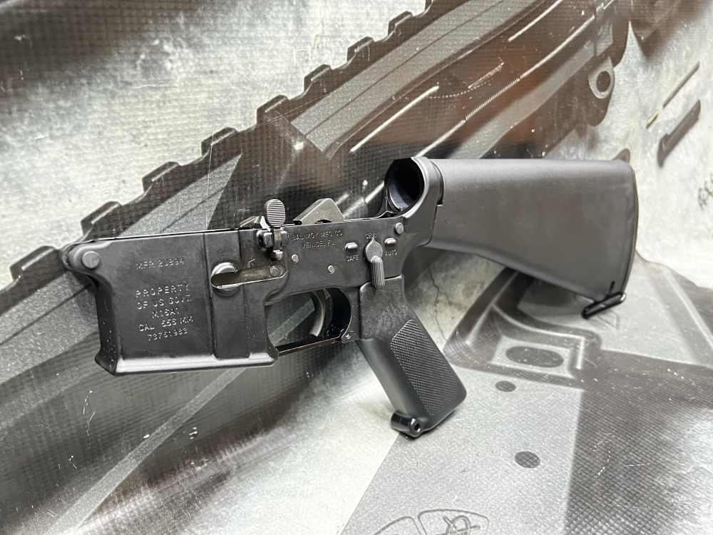 M16A1 Colt 603 H&R GM Balimoy retro clone lower 5.56 5.5# trigger -img-4