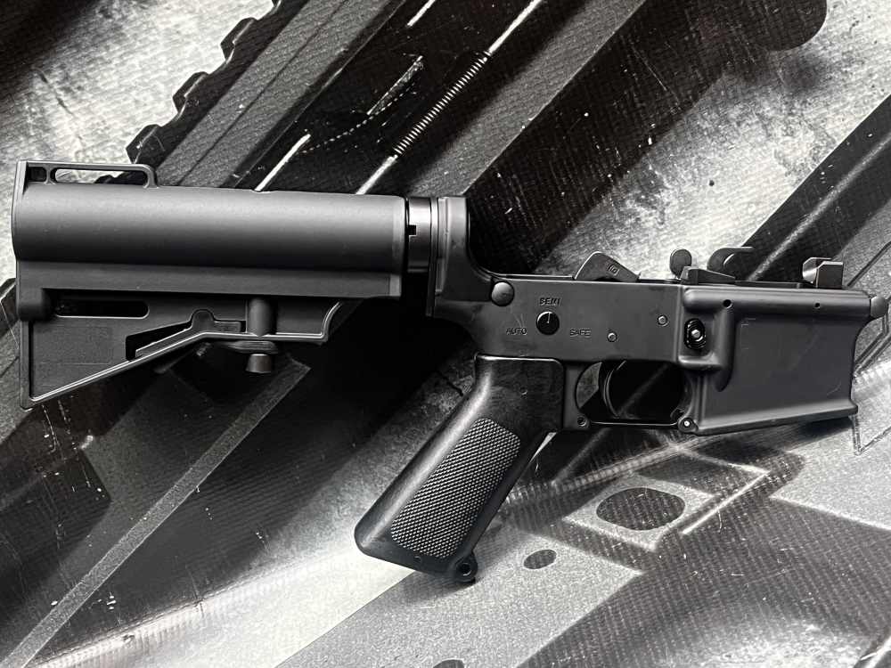 AR-9 9mm SMG 635 retro clone lower 5.5# trigger LRBHO Colt Mags-img-1