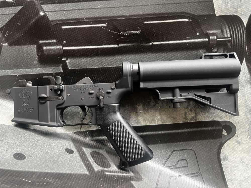AR-9 9mm SMG 635 retro clone lower 5.5# trigger LRBHO Colt Mags-img-0