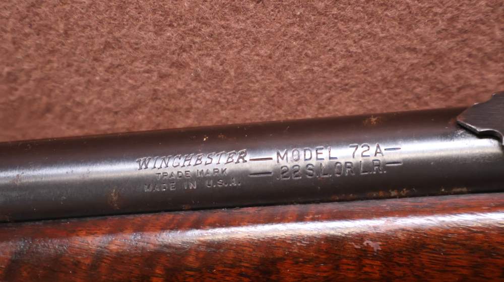 Winchester 72A 22 S/L/LR Tube Fed Bolt 25" BRL C&R-img-14