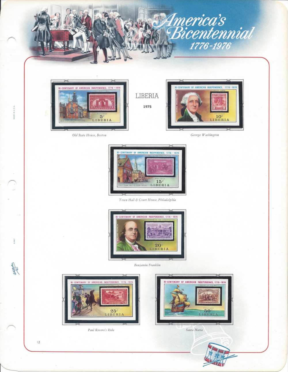 American Revolution Bicentennial stamps 1776 1976 -img-14