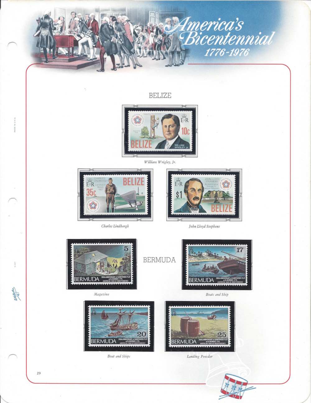 American Revolution Bicentennial stamps 1776 1976 -img-36