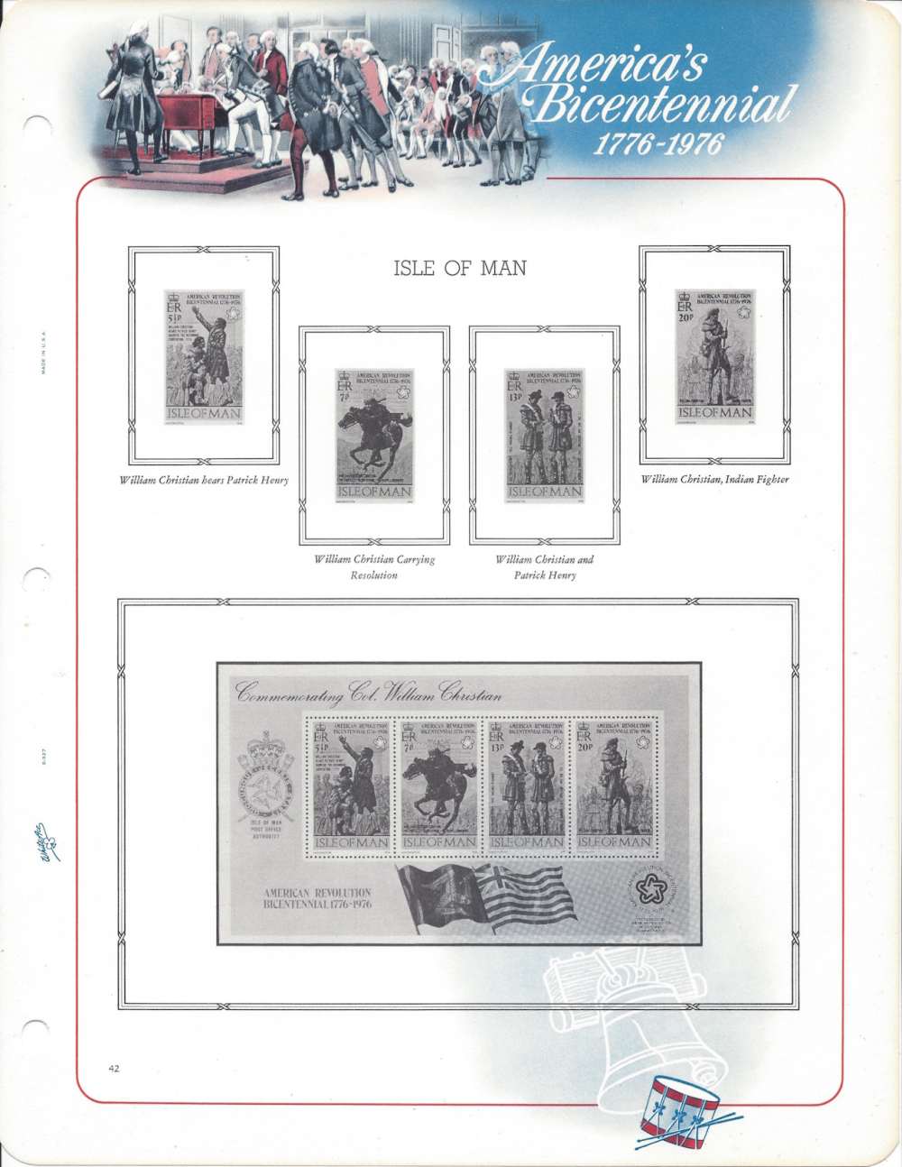 American Revolution Bicentennial stamps 1776 1976 -img-45