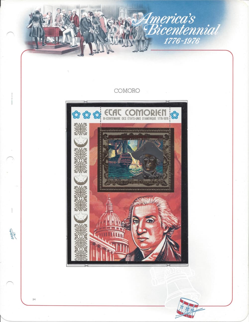 American Revolution Bicentennial stamps 1776 1976 -img-37