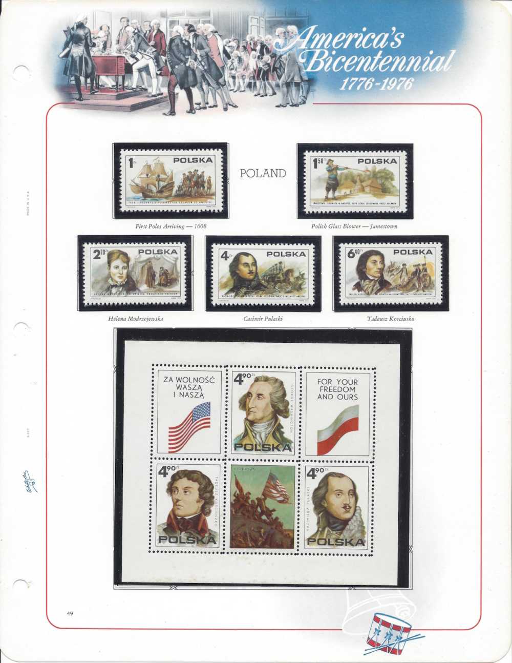 American Revolution Bicentennial stamps 1776 1976 -img-54