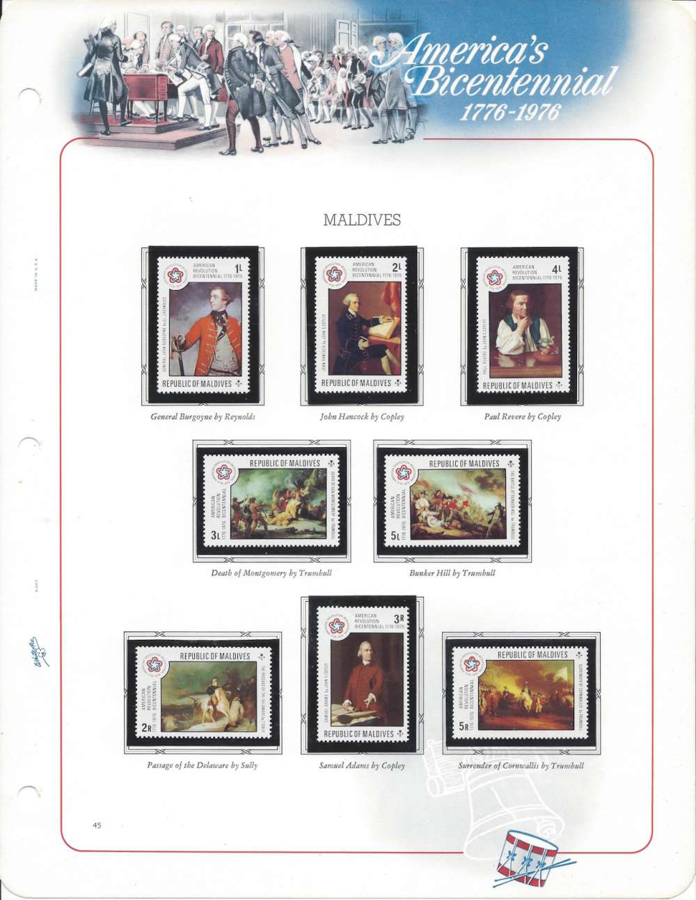 American Revolution Bicentennial stamps 1776 1976 -img-50