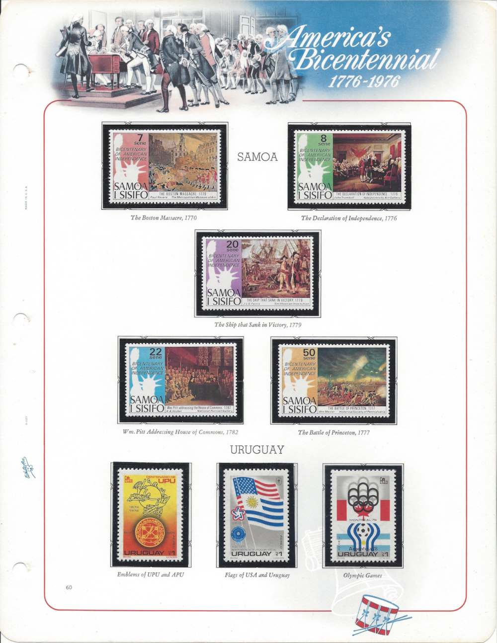 American Revolution Bicentennial stamps 1776 1976 -img-59
