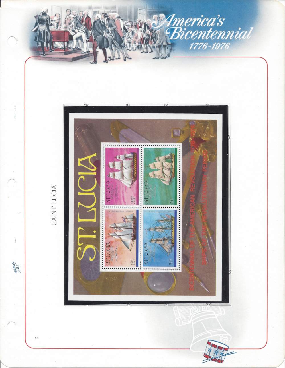 American Revolution Bicentennial stamps 1776 1976 -img-55
