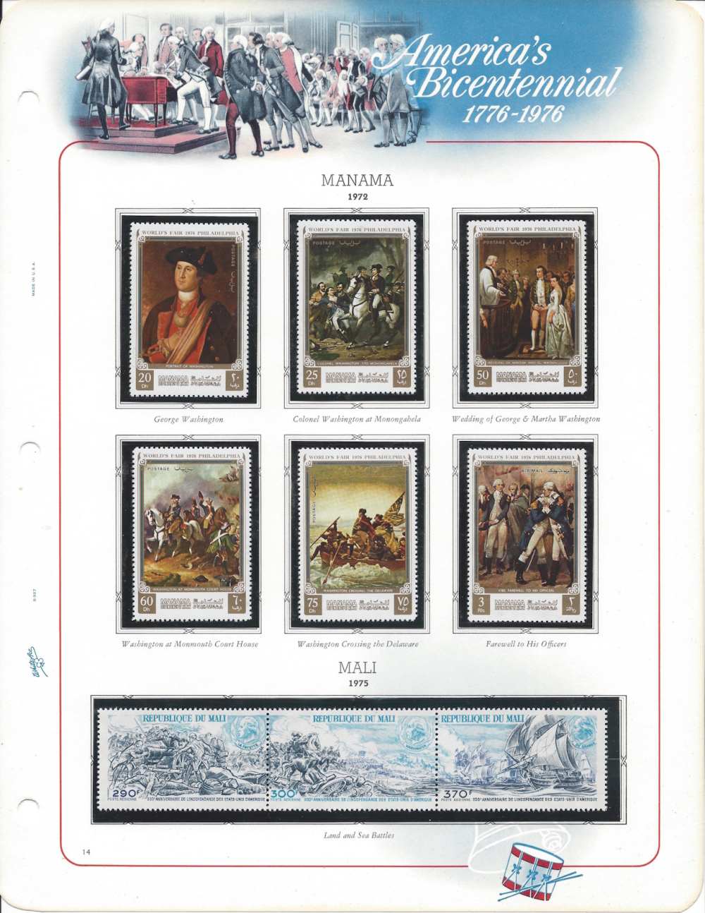 American Revolution Bicentennial stamps 1776 1976 -img-16
