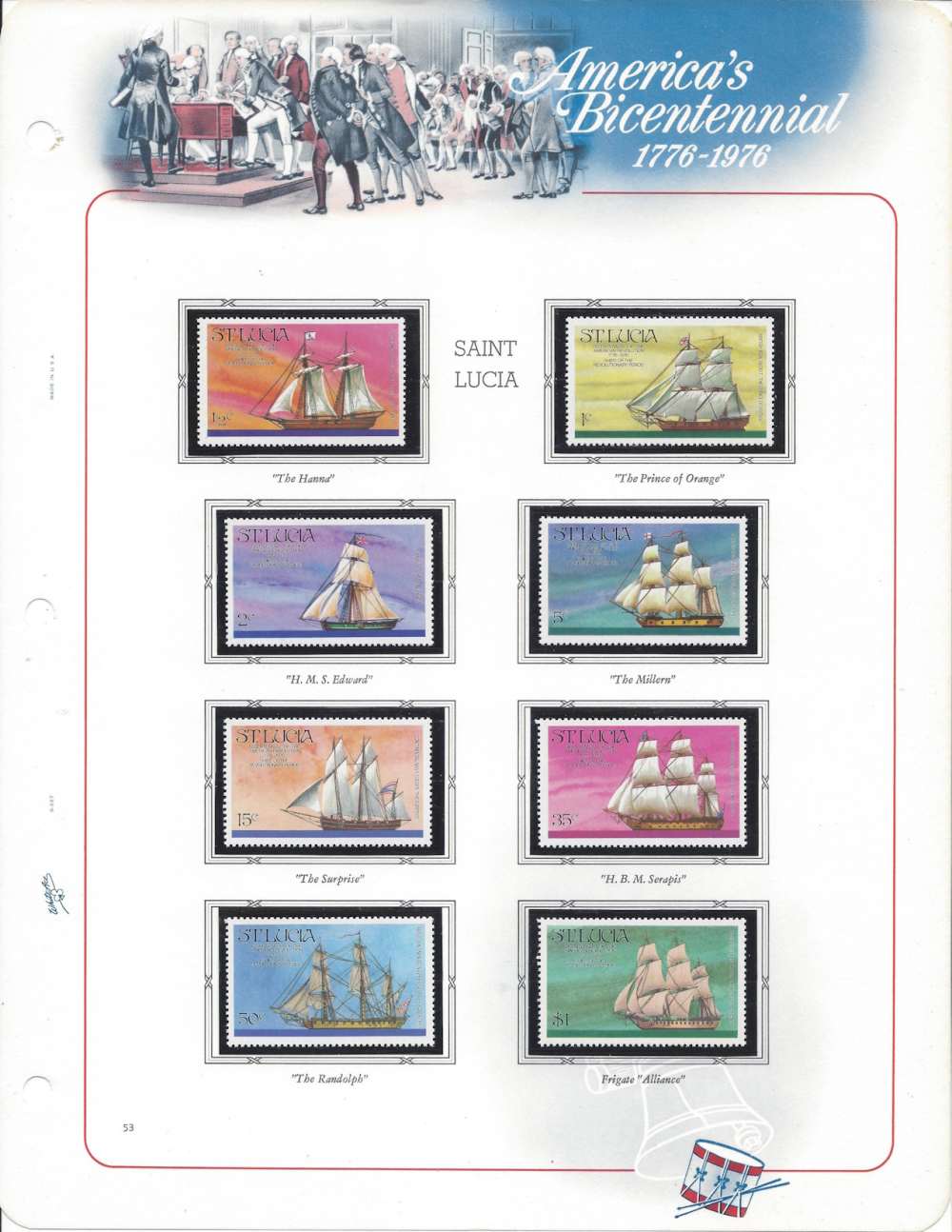 American Revolution Bicentennial stamps 1776 1976 -img-49