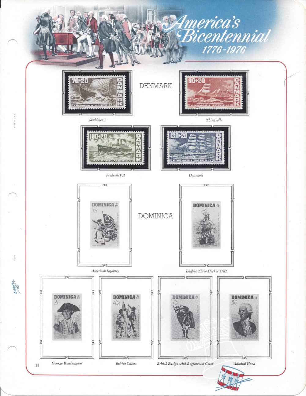 American Revolution Bicentennial stamps 1776 1976 -img-38