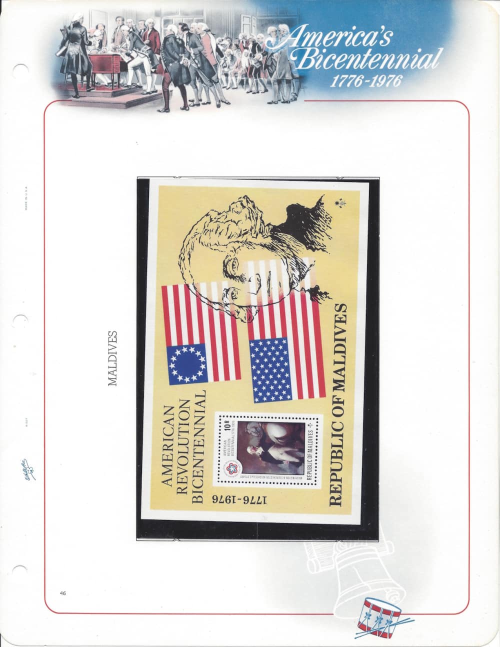 American Revolution Bicentennial stamps 1776 1976 -img-51