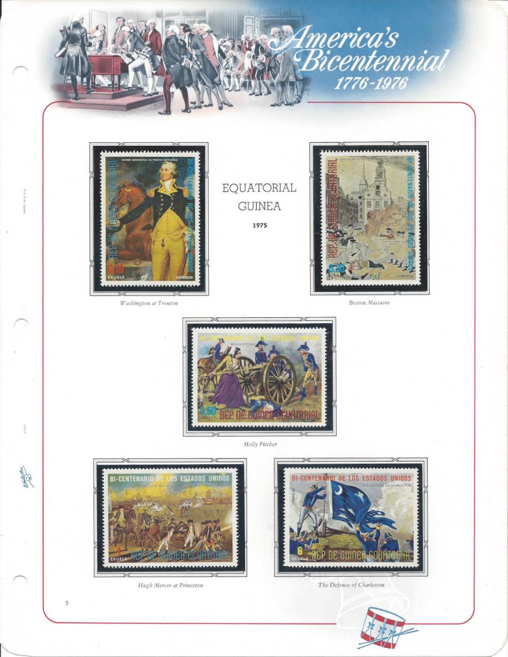American Revolution Bicentennial stamps 1776 1976 -img-4