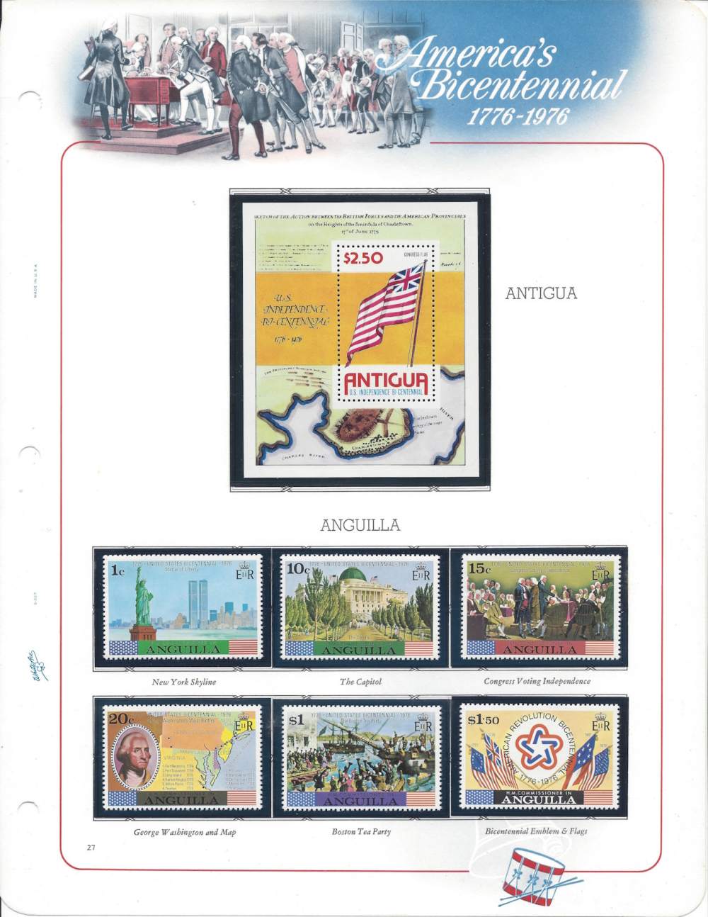 American Revolution Bicentennial stamps 1776 1976 -img-34