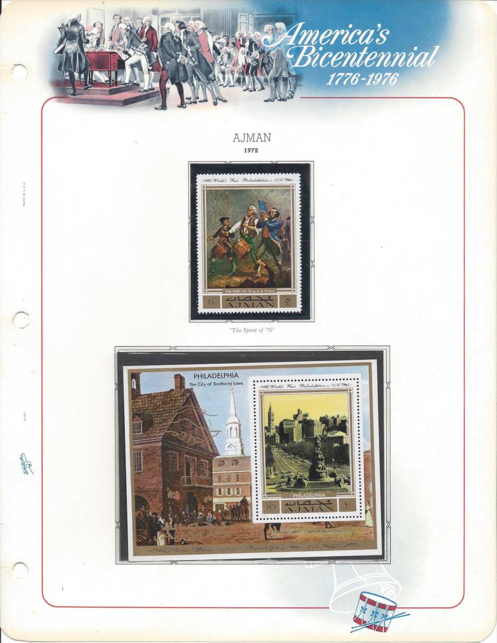 American Revolution Bicentennial stamps 1776 1976 -img-0