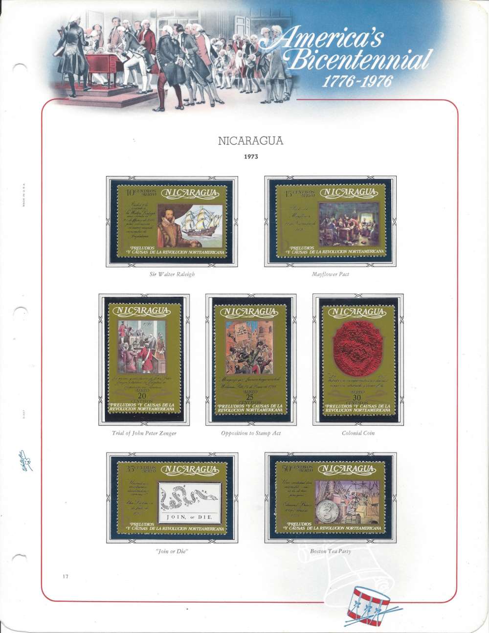 American Revolution Bicentennial stamps 1776 1976 -img-19