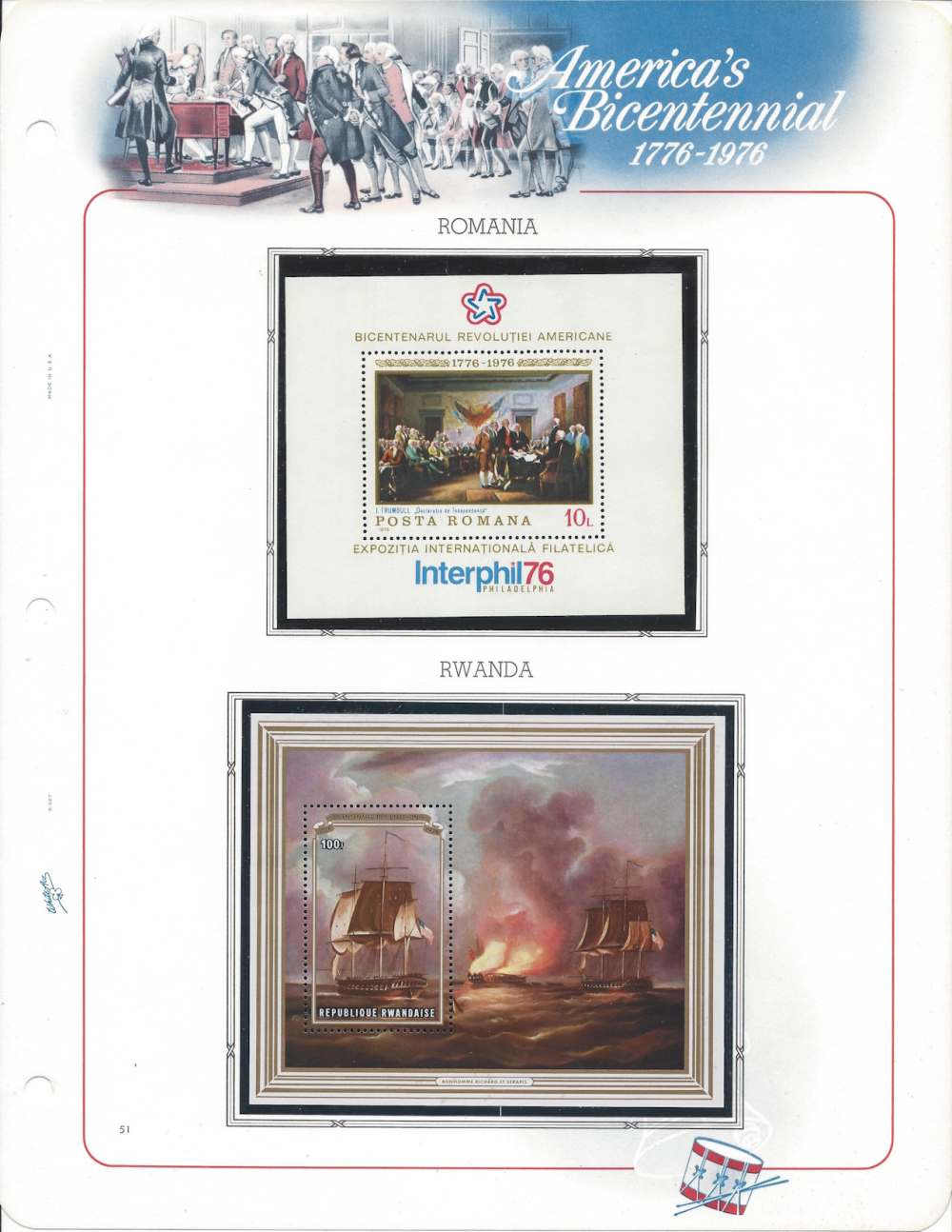 American Revolution Bicentennial stamps 1776 1976 -img-47