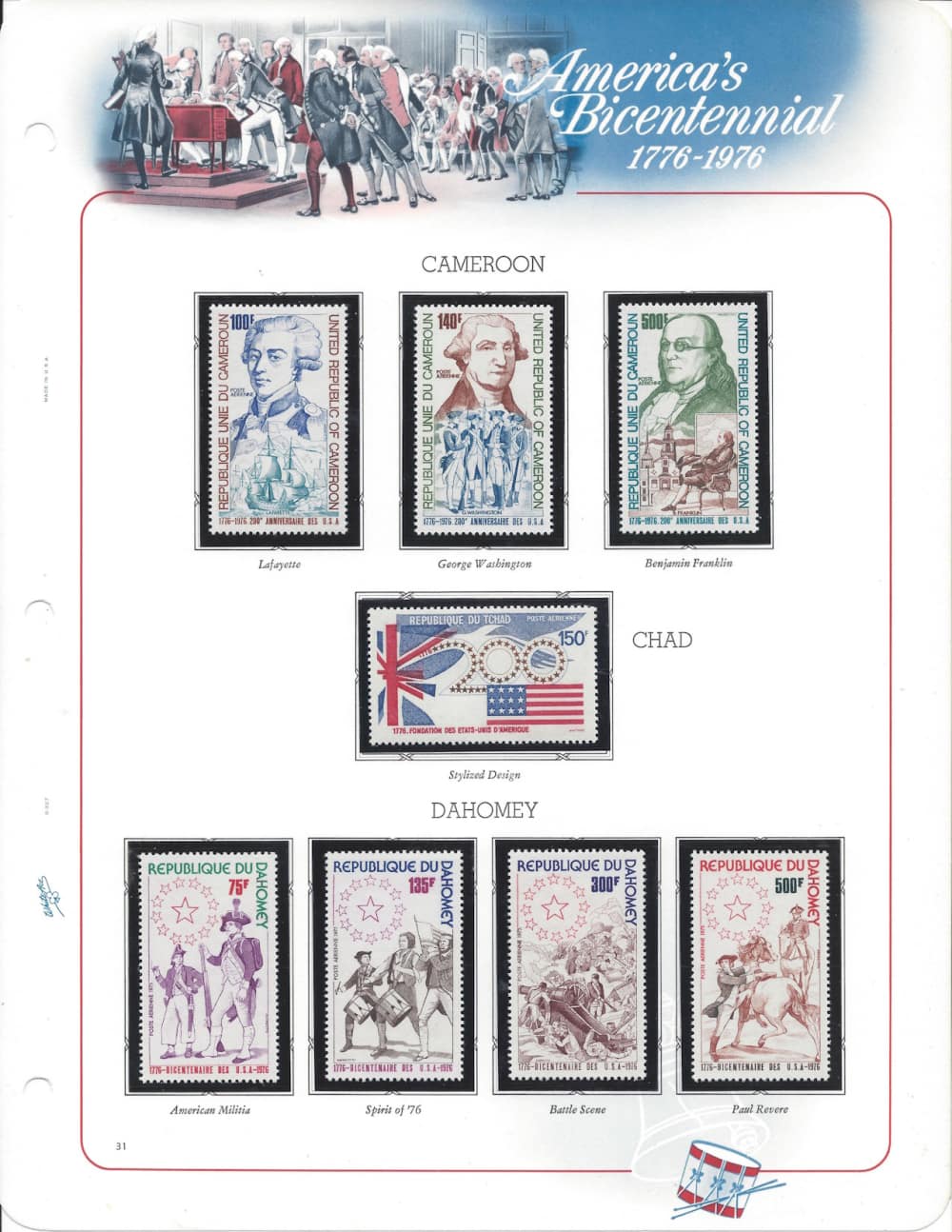 American Revolution Bicentennial stamps 1776 1976 -img-29