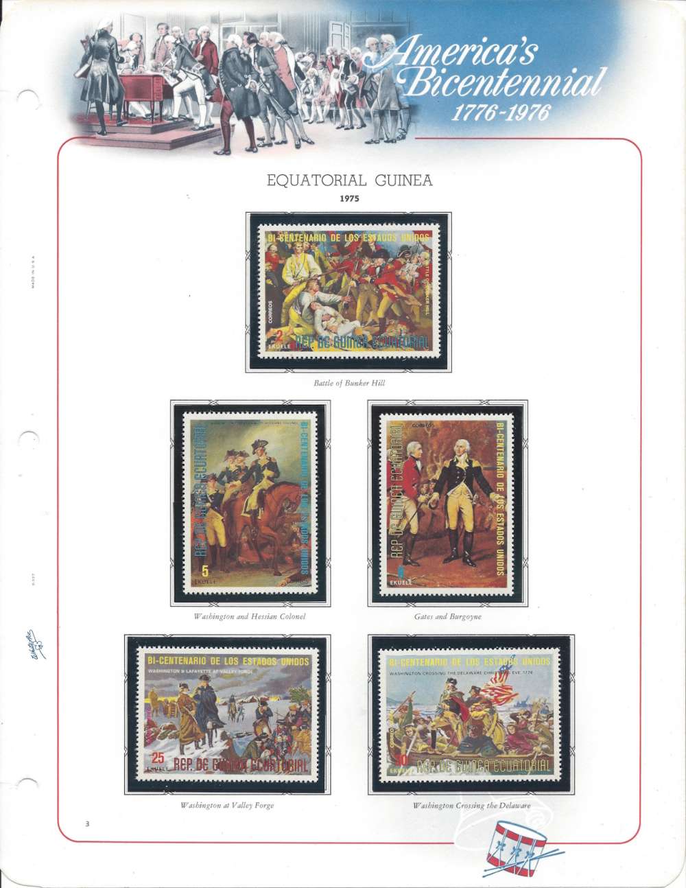 American Revolution Bicentennial stamps 1776 1976 -img-2