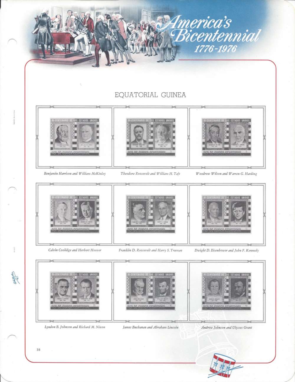 American Revolution Bicentennial stamps 1776 1976 -img-41