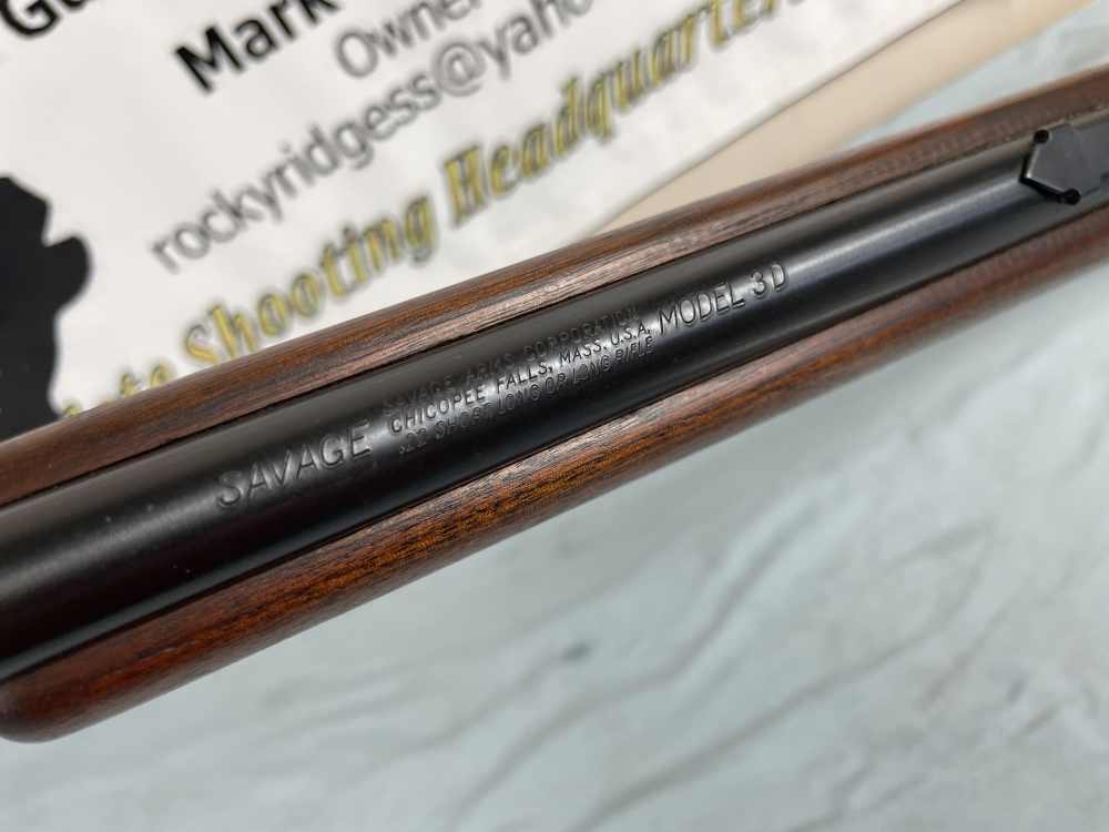 Savage Model 3D Bolt Action Rimfire 22LR / 24" -img-4