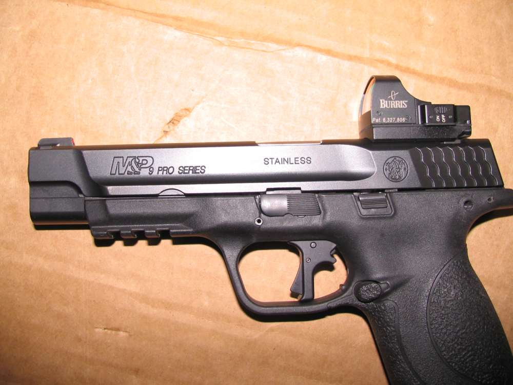 Smith&Wesson M&P 9 Pro Burris RedDot, Apex Trigg. &Bbl. Ex Cond-img-2